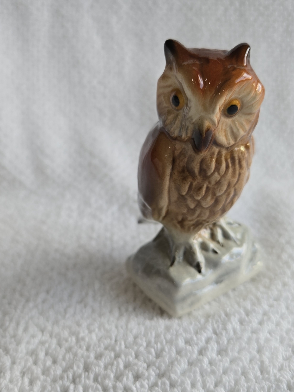 Vintage GOEBEL porcelain Owl Figurine -